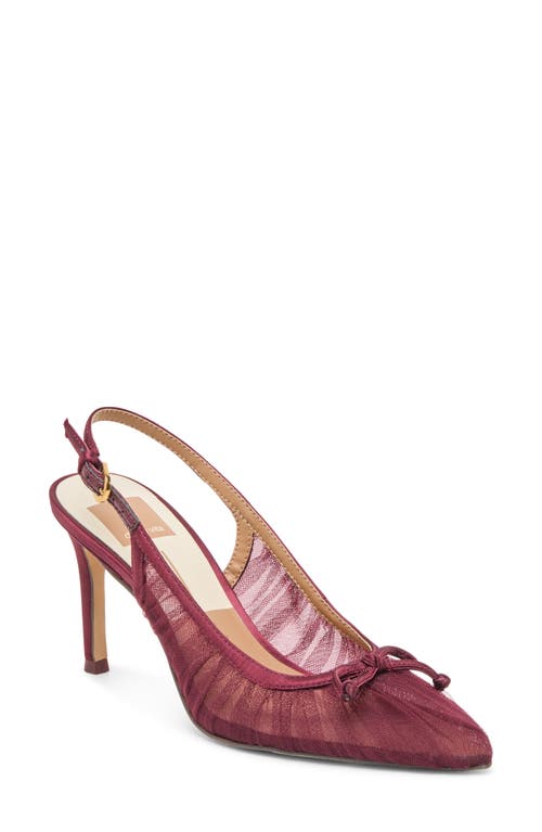 Dolce Vita Yela Slingback Pointed Toe Pump In Purple