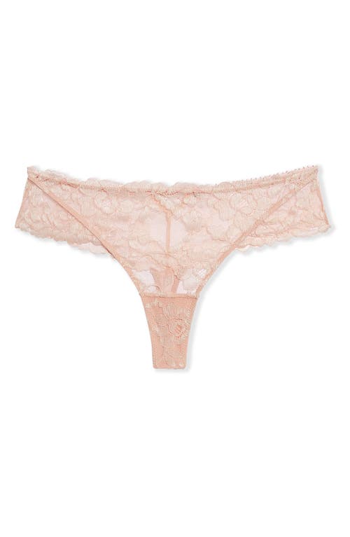 Etam Danseuse Tanga Thong In Powder Pink