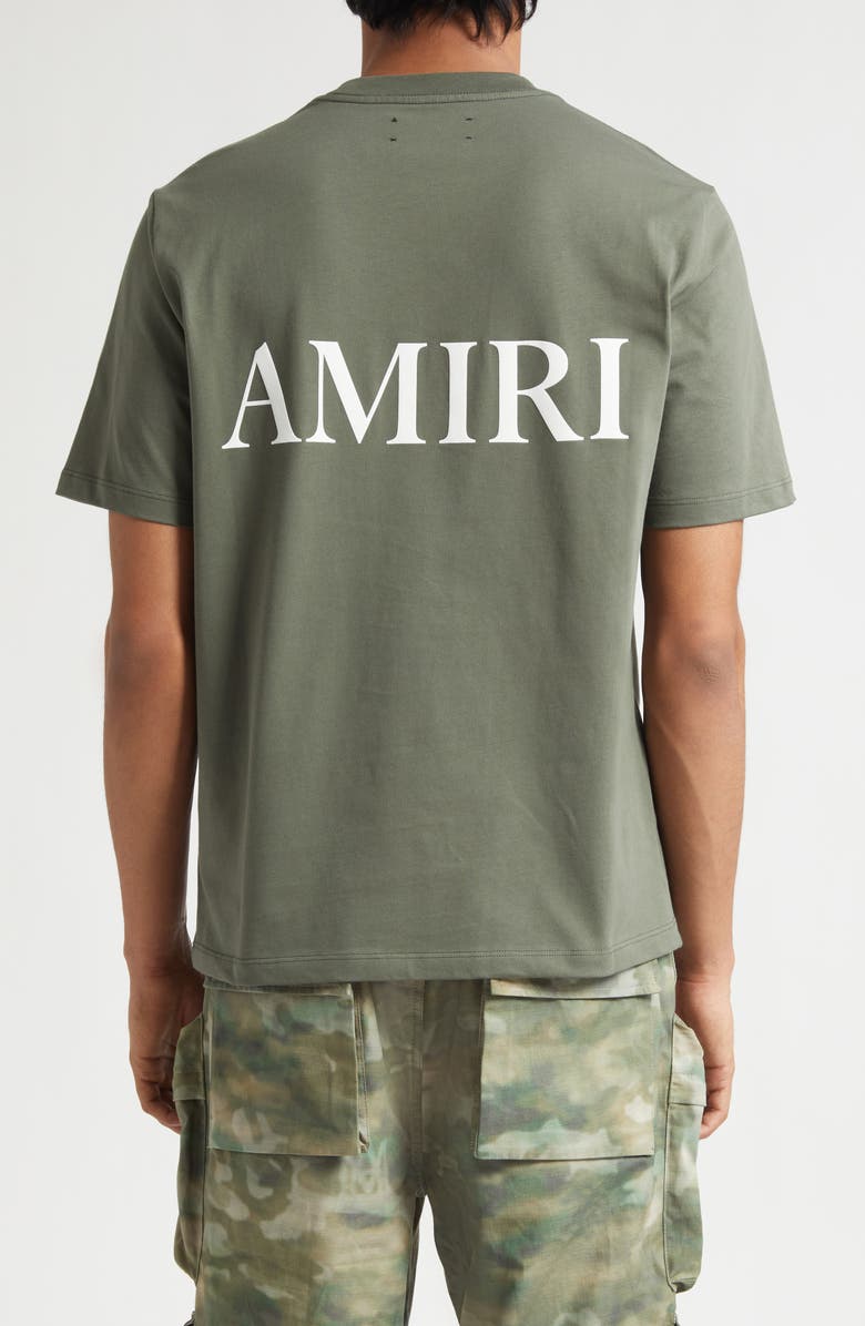 AMIRI MA Core Logo Graphic T-Shirt, Alternate, color, Dark Sage