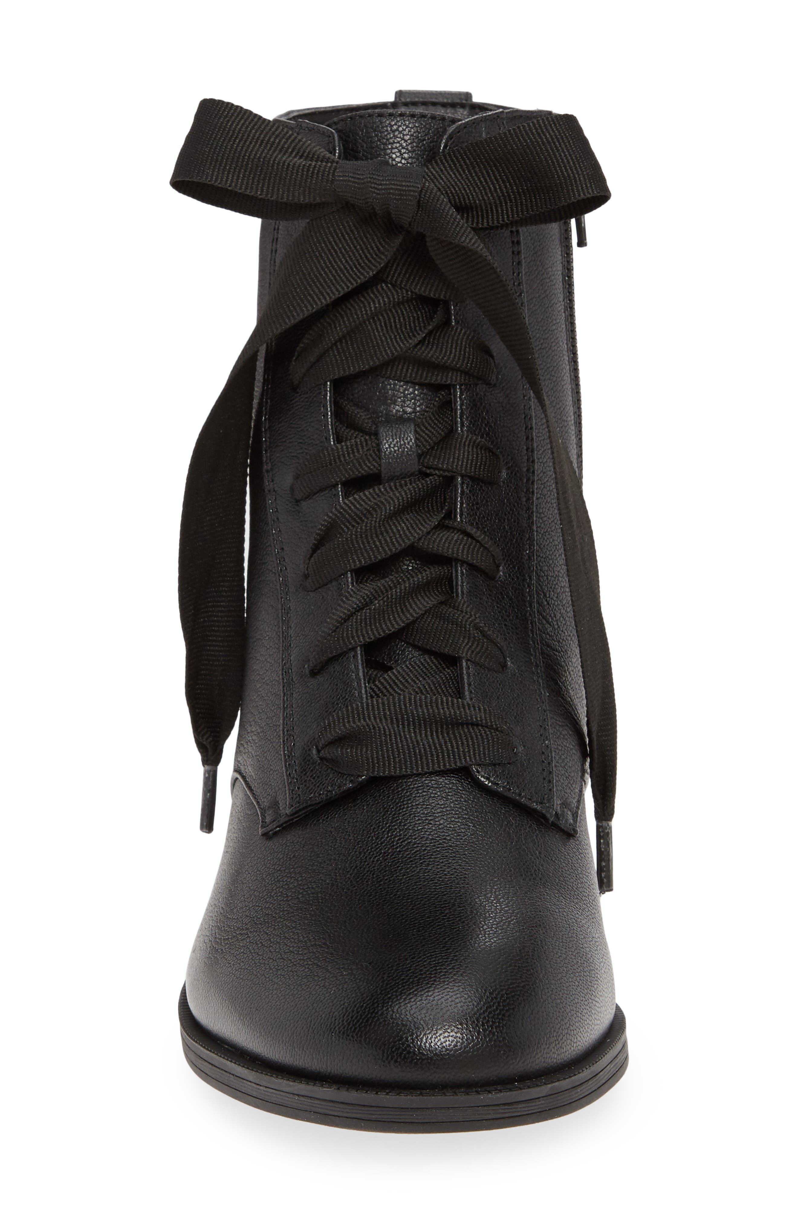Vionic Jayce Bootie, Alternate, color, BLACK WATERPROOF LEATHER