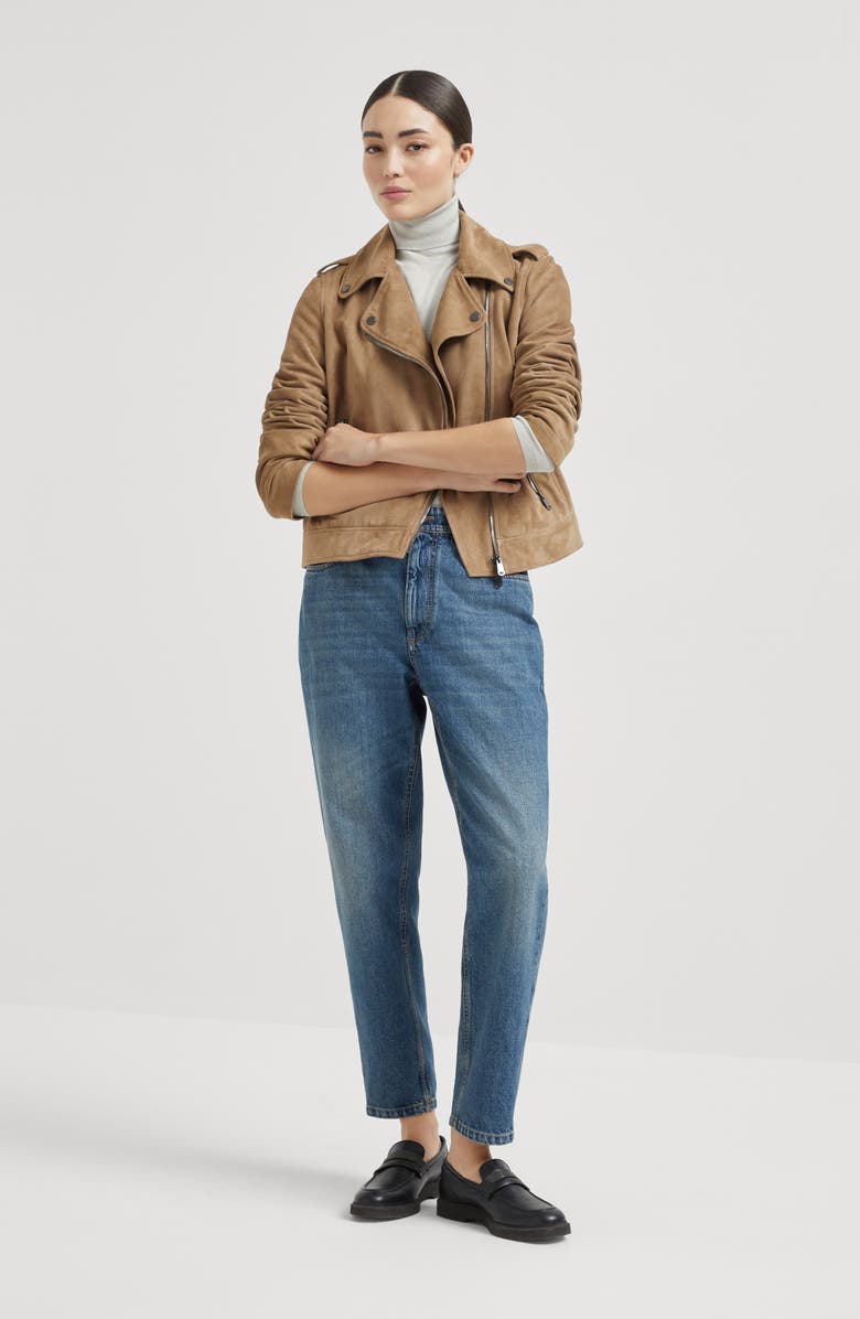 Brunello Cucinelli Lightweight sweater, Alternate, color, Pearl Grey