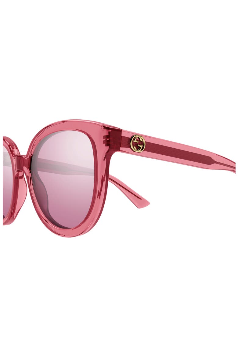 54mm Oval Sunglasses, Alternate, color, PINK FUCHSIA