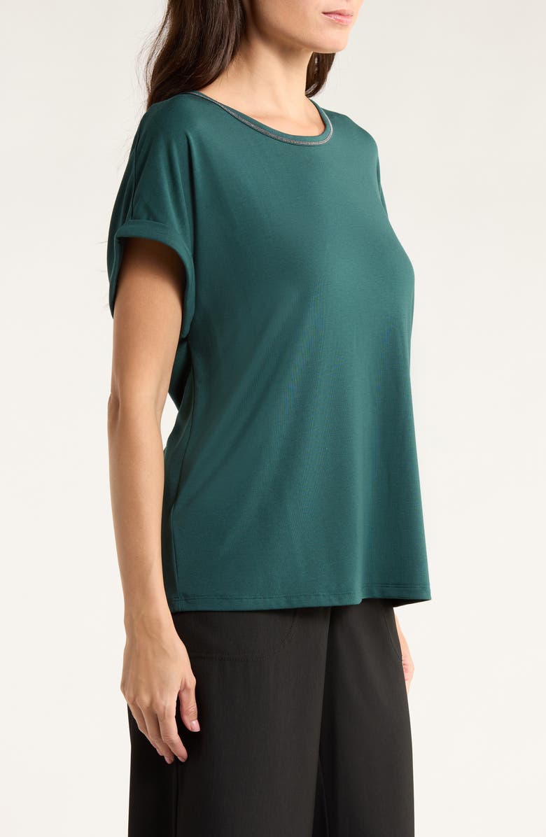 Tommy Bahama Kauai Caviar Beaded Collar T-Shirt, Alternate, color, Briny Deep