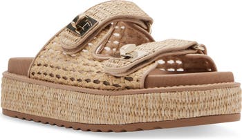 Steve Madden Bigschmona Platform Slide Sandal (Women