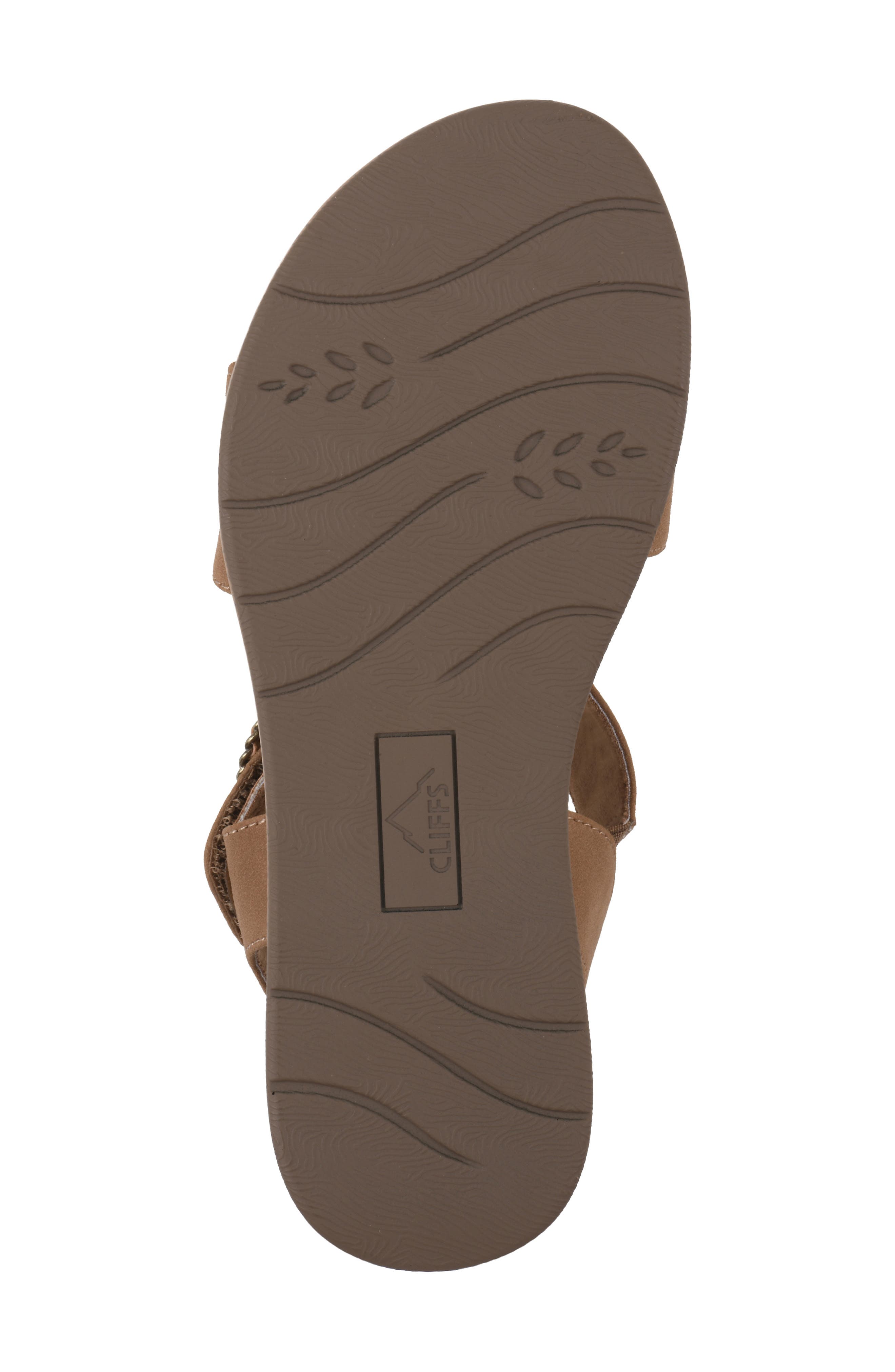Bonique Corck Wedge Sandal, Alternate, color, TAN/ NUBUCK