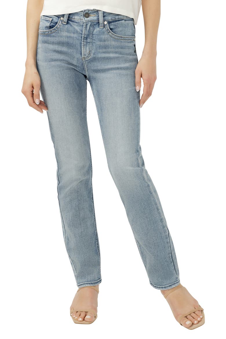 Avery Curvy Classic Straight Leg Jeans, Main, color, LYRIC