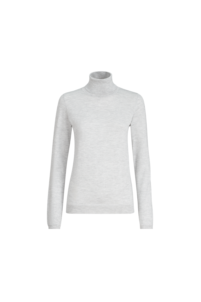 Cashmere and silk Sparkling sweater, Alternate, color, Light Grey
