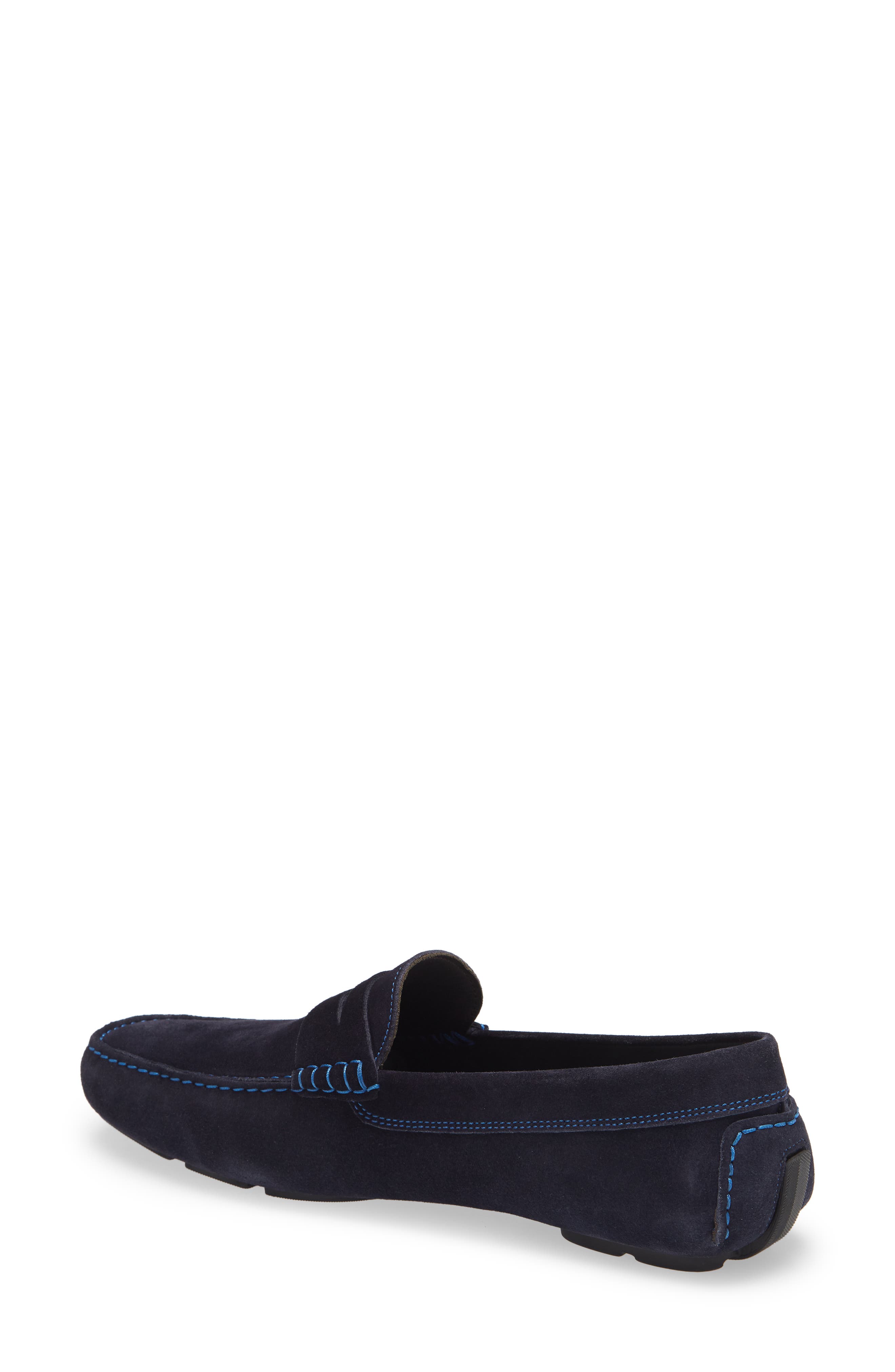 Driving Shoe, Alternate, color, BLUE SUEDE