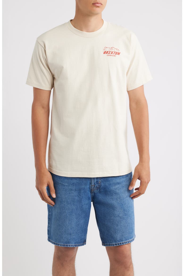 Bulldogger Graphic T-Shirt, Main, color, CREAM