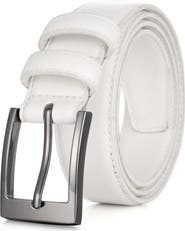 Mio Marino Dual Loop Leather Dress Belt