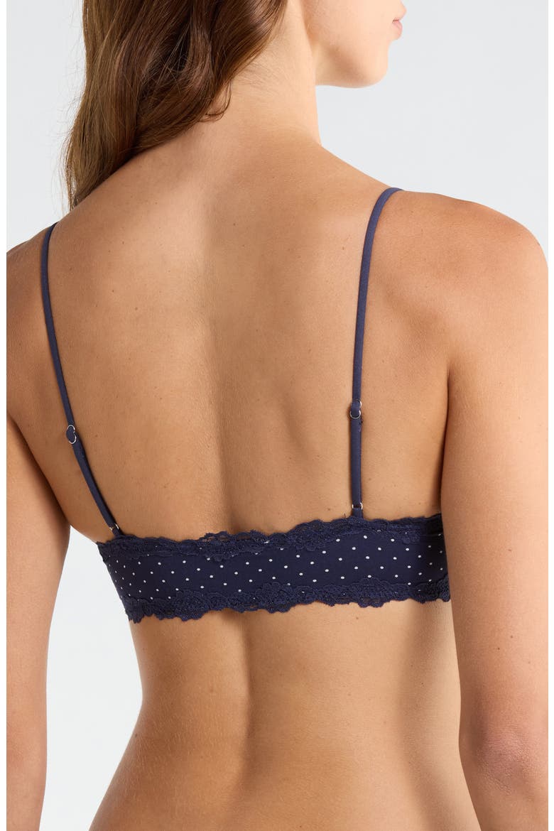 Intimately FP Charlie Bralette, Alternate, color, NAVY DOT