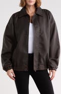 Melrose and Market Oversize Faux Leather Jacket