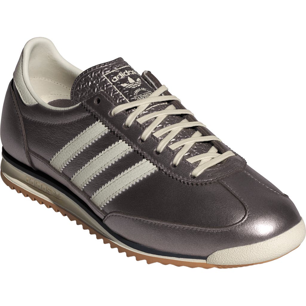 Shop Adidas Originals Adidas Sl 72 Sneaker In Off White/aurora Black