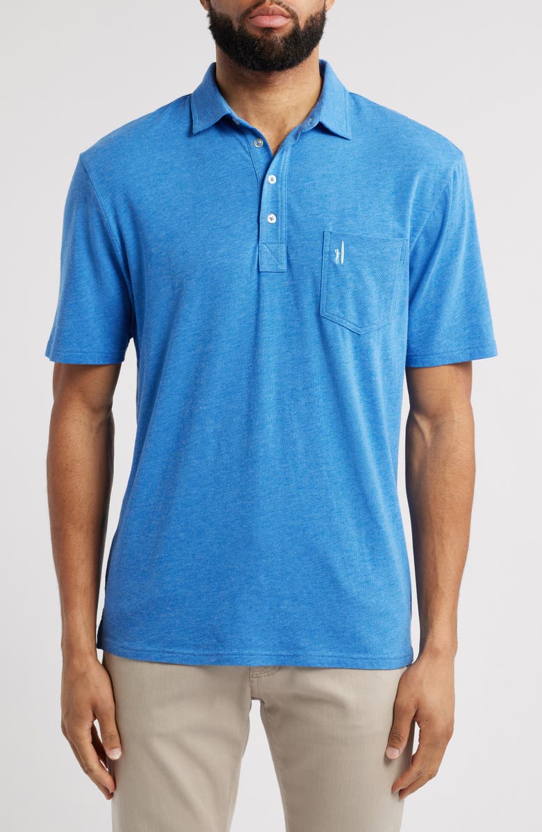 johnnie-O Heathered Original 2.0 Pocket Polo, Main, color, 