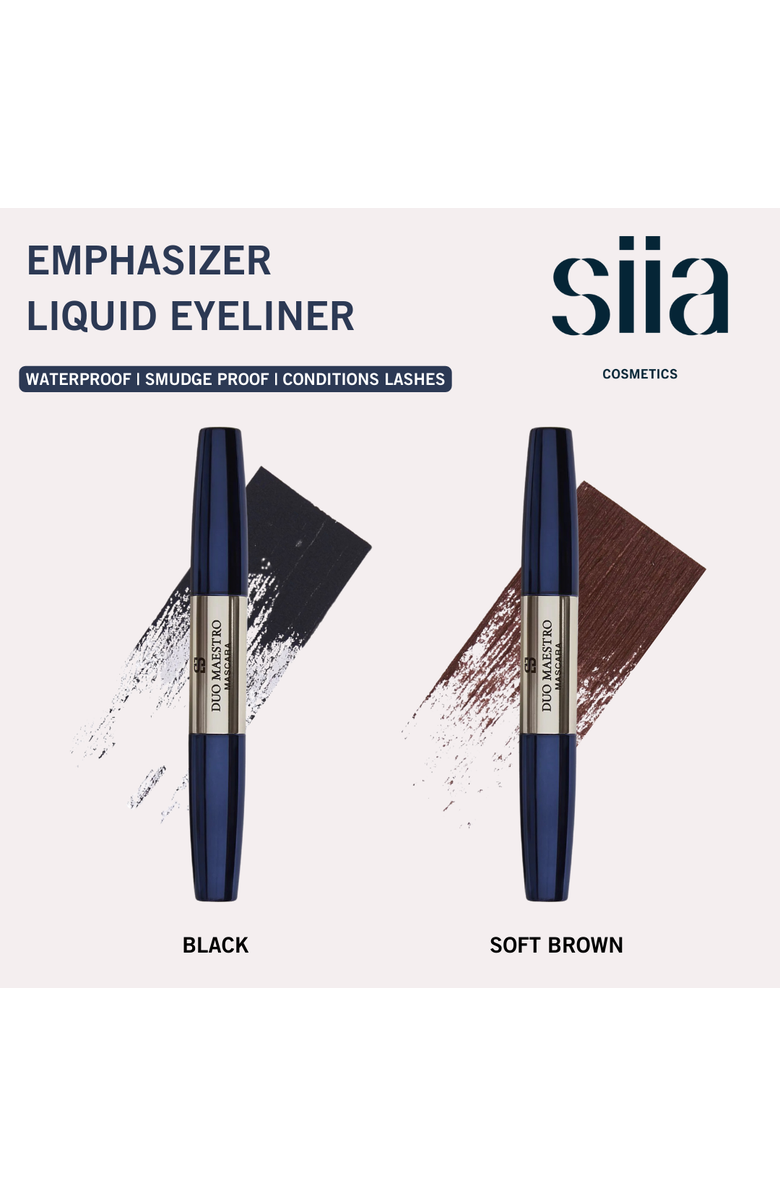 Siia Cosmetics Duo Maestro Mascara, Alternate, color, 