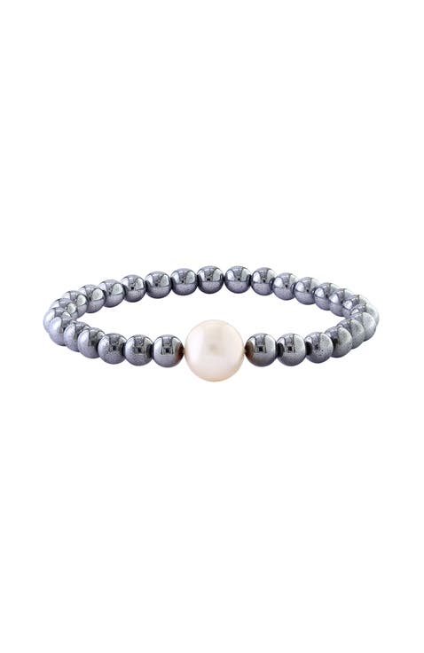 Peach Freshwater Pearl Bracelet