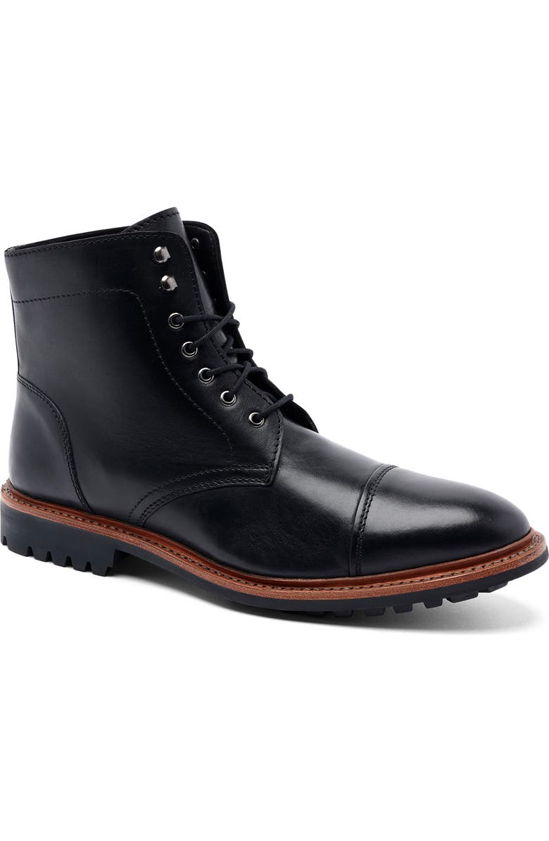 Anthony Veer Ranveer Cap Toe Boot, Main, color, Black