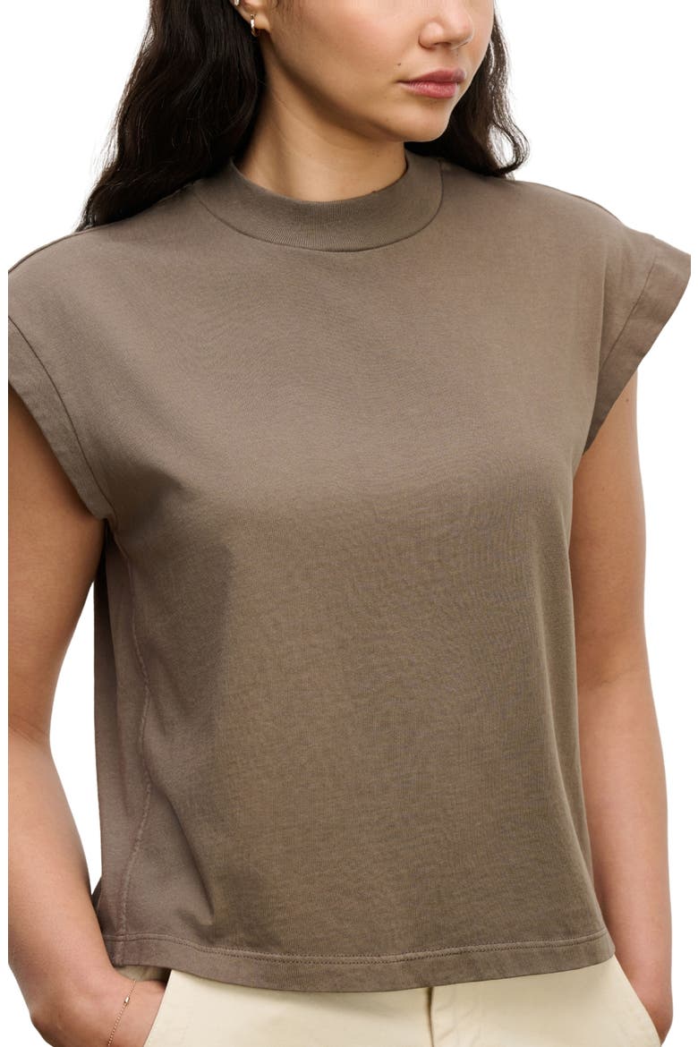 Vintage Cotton Muscle Tee, Alternate, color, MALT BRN