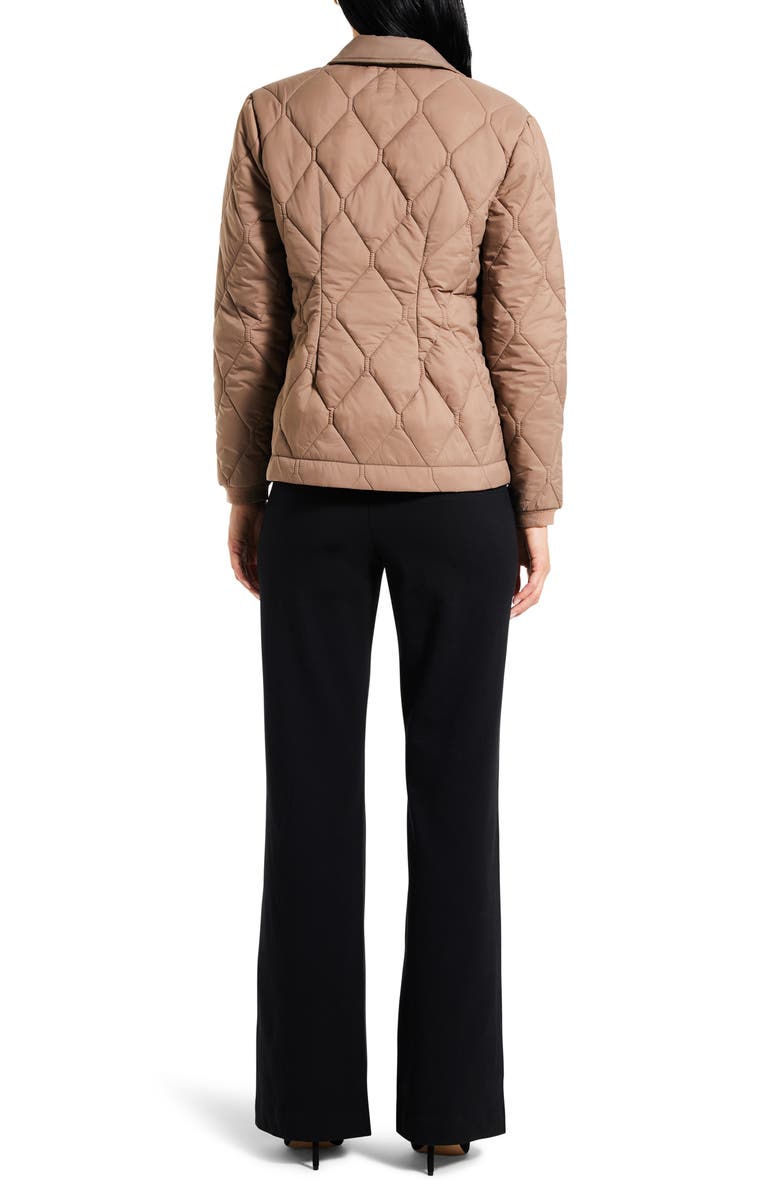NIC+ZOE Onion Quilted Mixed Media Puffer Jacket, Alternate, color, 