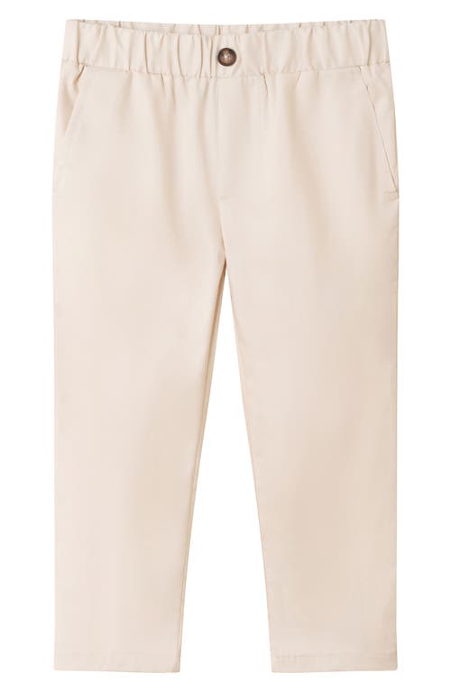 Andy & Evan Kids' Cotton Blend Suit In Sand