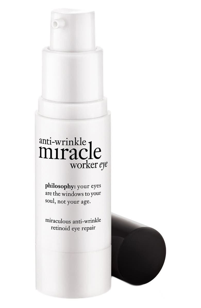philosophy anti-wrinkle miracle worker eye miraculous anti-wrinkle retinoid eye repair cream, Main, color,