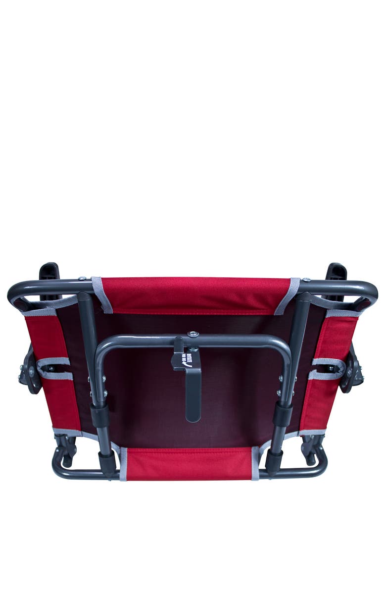 GCI Big Comfort Stadium Chair With Armrests, Alternate, color, Red