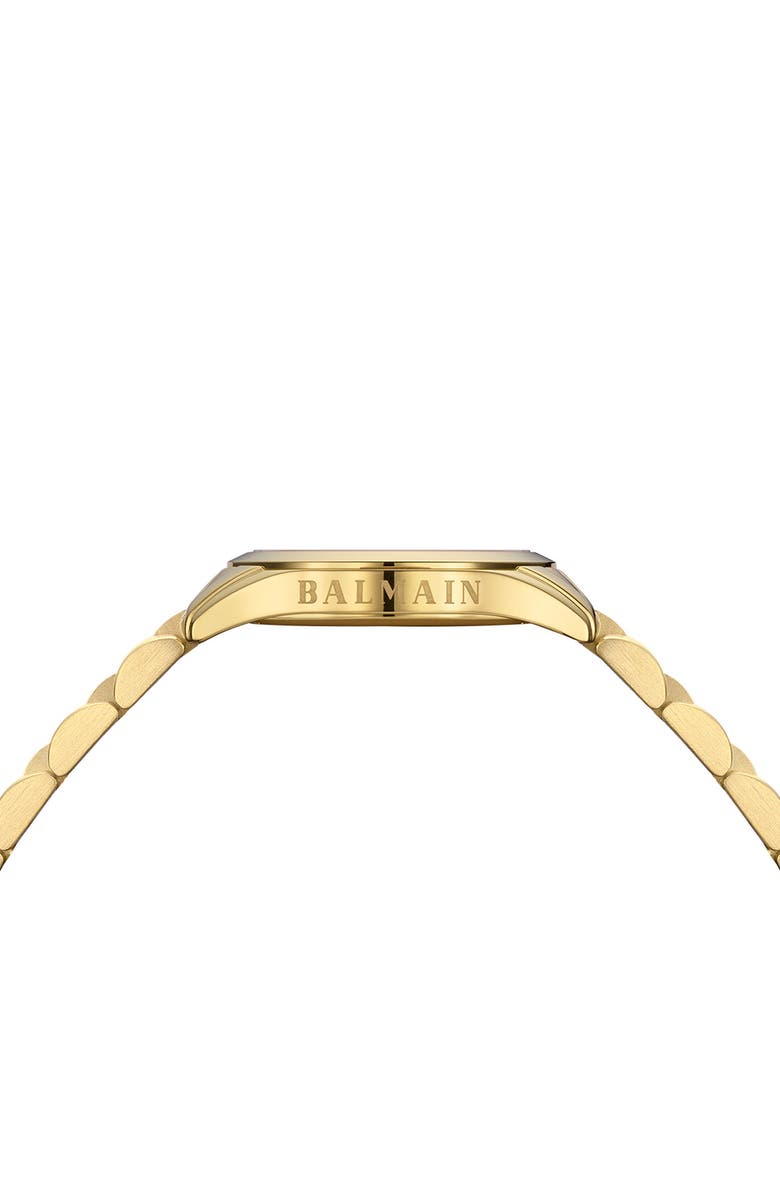 Balmain Classic R Diamond Bracelet Watch, 30mm, Alternate, color, Yellow Gold Pvd Coating