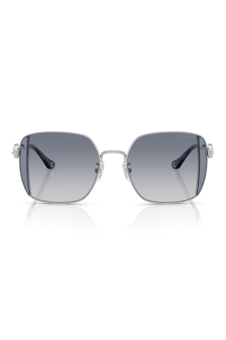 51mm Square Gradient Sunglasses, Main, color, BLUE GRADIENT