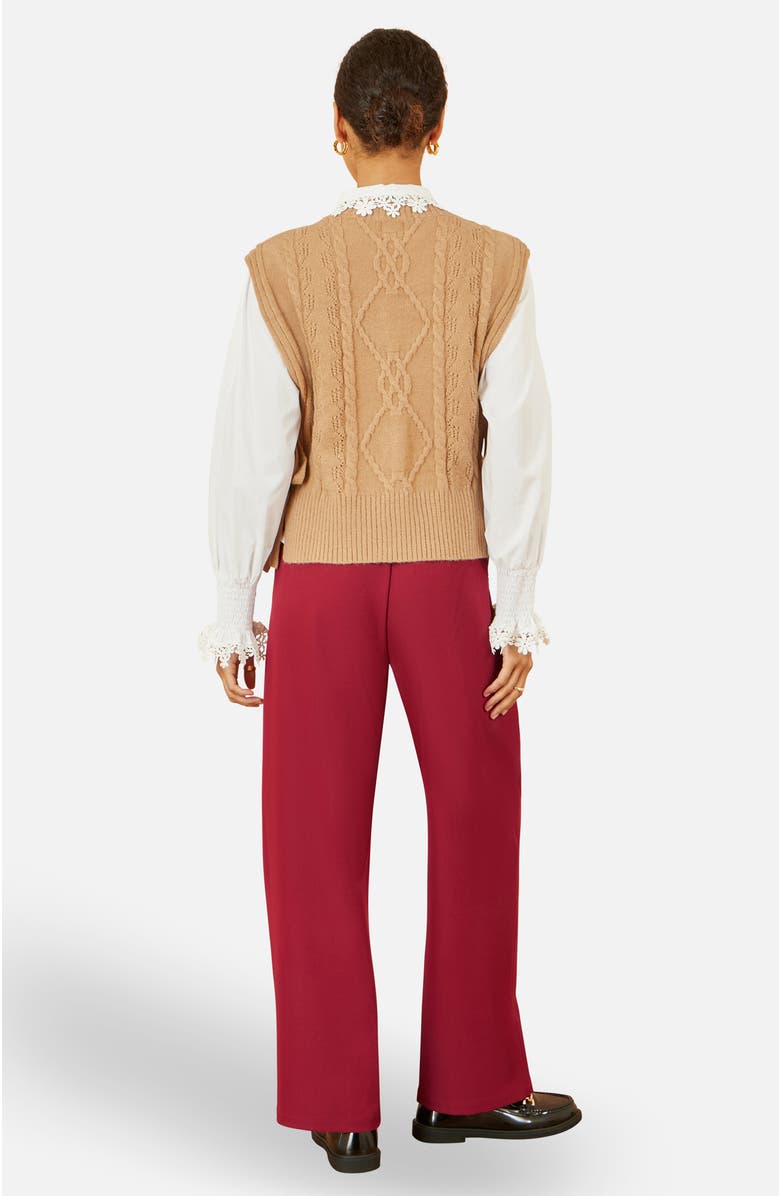 Yumi Wide Leg Trousers, Alternate, color, 