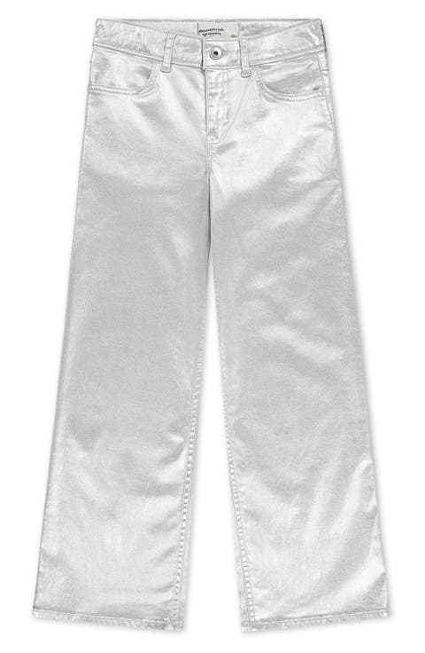 Kids' Shine High Rise Wide Leg Jeans (Little Kid, Big Kid)