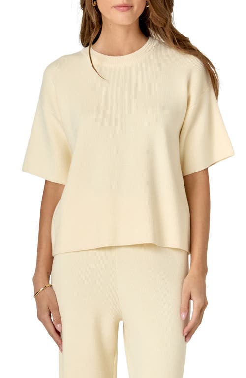 ENGLISH FACTORY ENGLISH FACTORY RIB ELBOW SLEEVE SWEATER