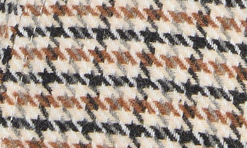 Steve Madden Glen Plaid Bungee Baseball Cap In Brown