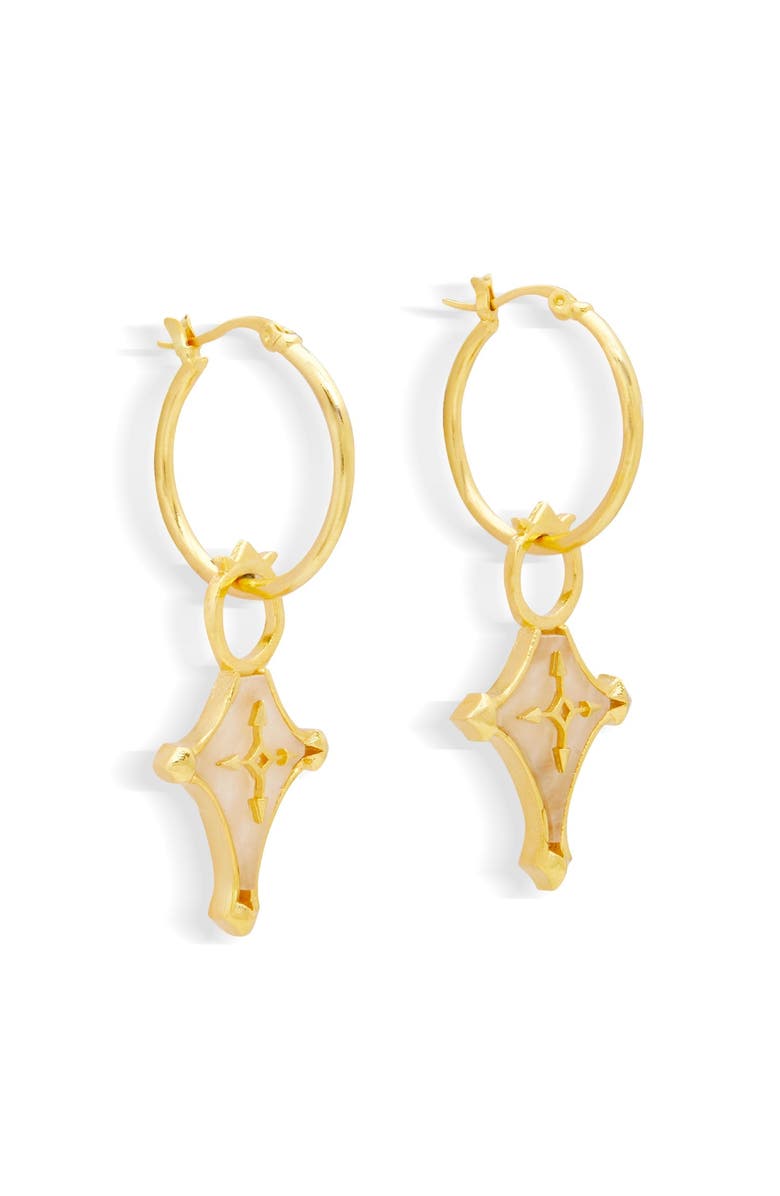Dhwani Bansal CRUZ EARRINGS, Alternate, color, Gold Plated