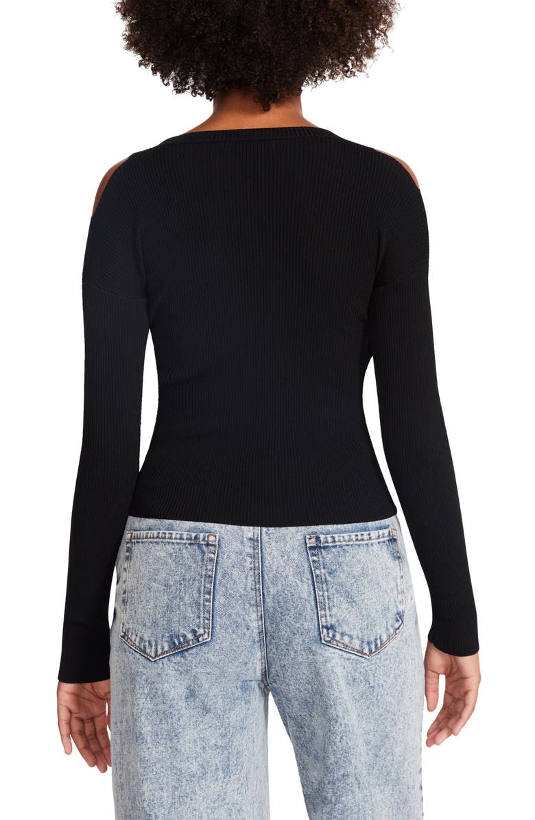 Steve Madden Skylar Cold Shoulder Sweater, Alternate, color, 