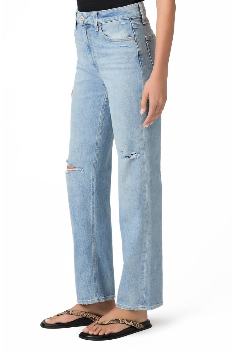Stevie Ripped High Waist Straight Leg Jeans, Alternate, color, AUDUBON DESTRUCTED
