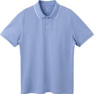 MANGO Comfort Stretch Tipped Piqué Polo