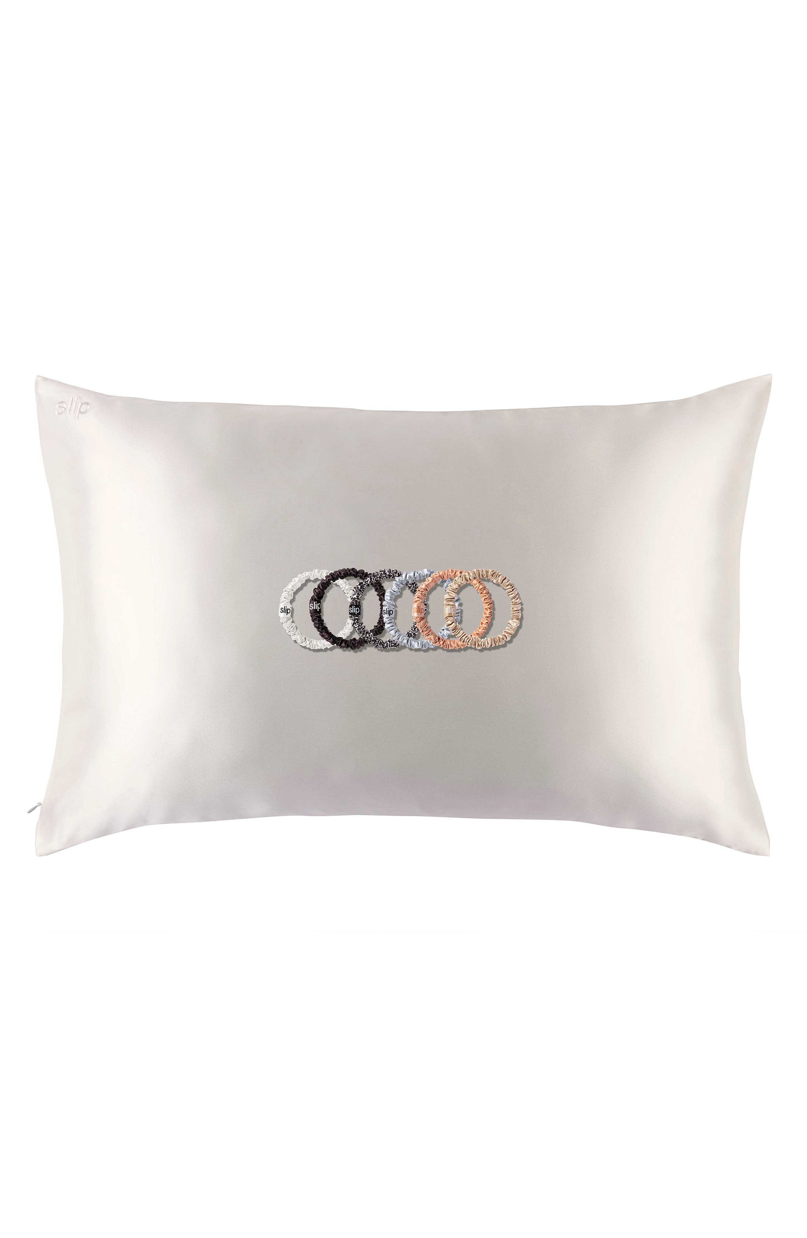 slip Pure Silk Pillowcase & Skinny Scrunchie Set (Nordstrom Exclusive) $128 Value in White