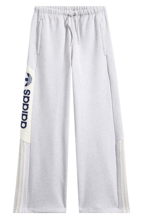 NY Blocked Wide Leg Sweatpants