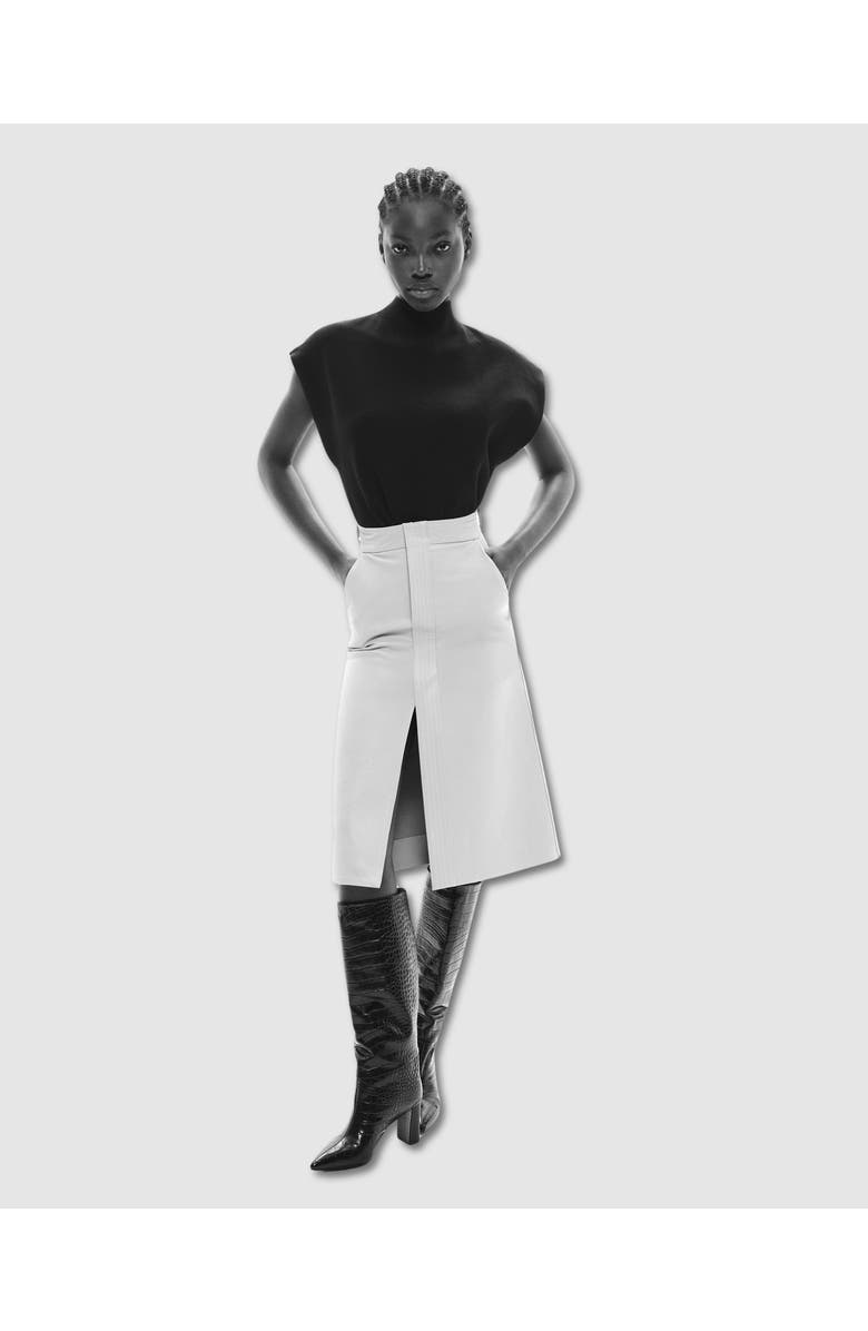 MI/MAI Wassily Croc-style Long Boot, Alternate, color, Black