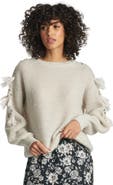 SACHIN BABI Freya Tasseled Mohair & Wool Blend Rib Sweater