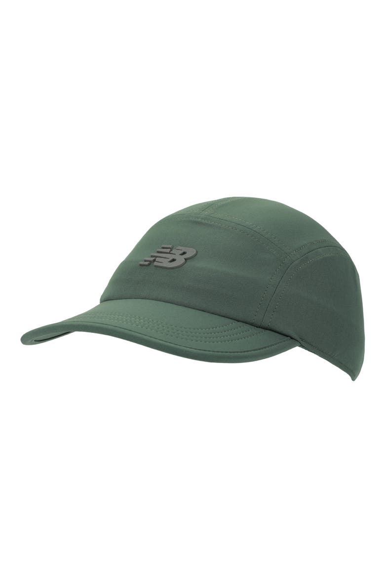 5-Panel Performance Baseball Cap, Main, color, DARK JUNIPER