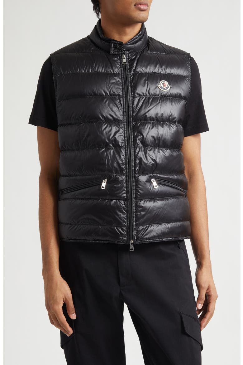Gui Down Puffer Vest, Main, color, BLACK
