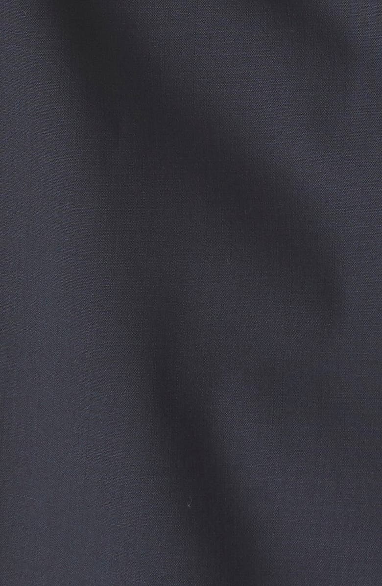 BOSS Joanita Mixed Media Hooded Blazer, Alternate, color, Midnight