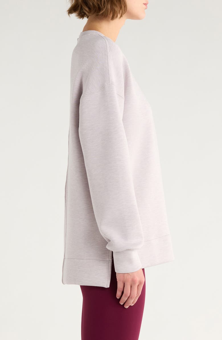 SPANX<sup>®</sup> Air Essentials Brushed Crewneck Top, Alternate, color, Luna Heather