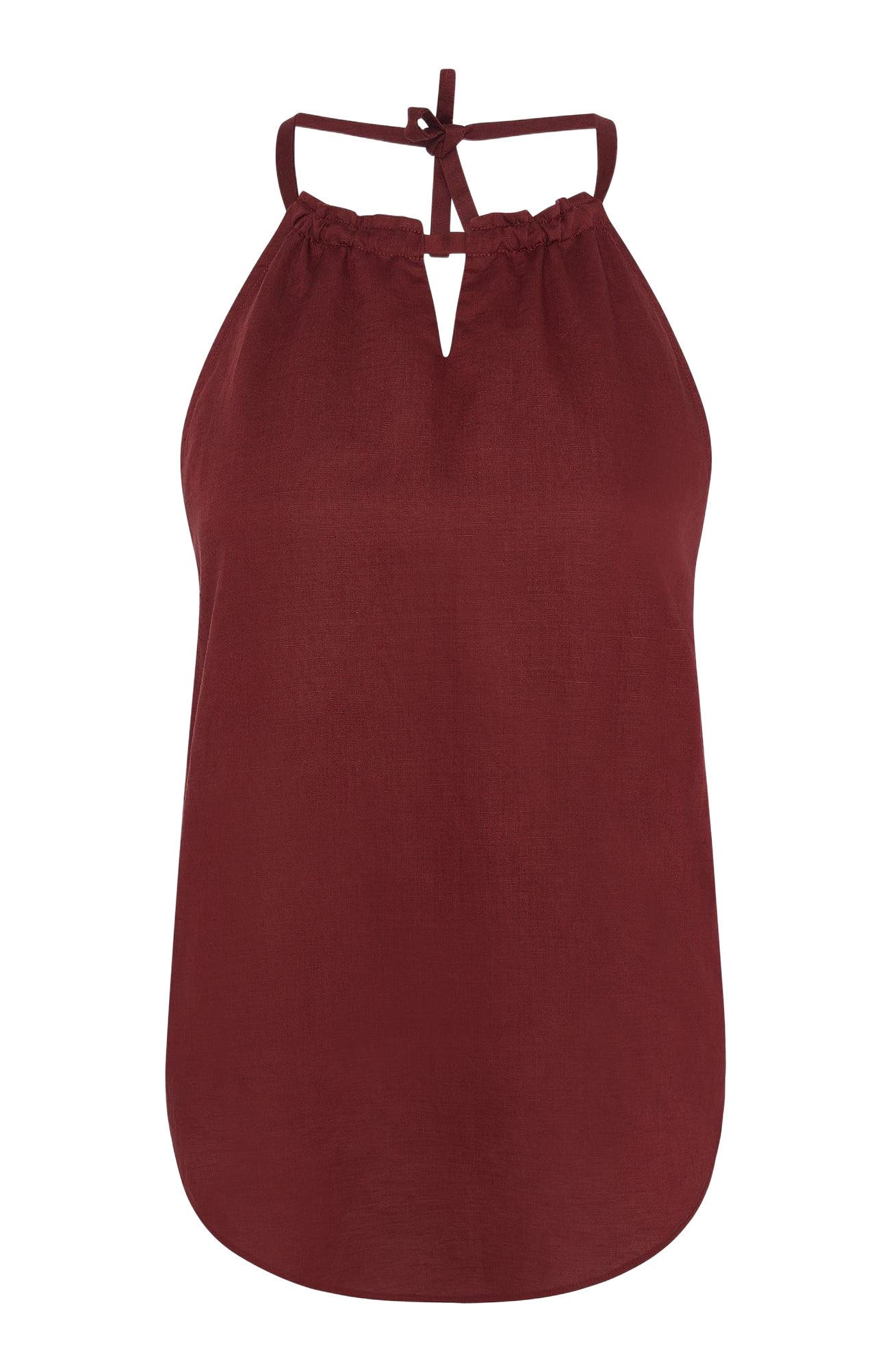 Handkerchief Open Halter Top - image 2