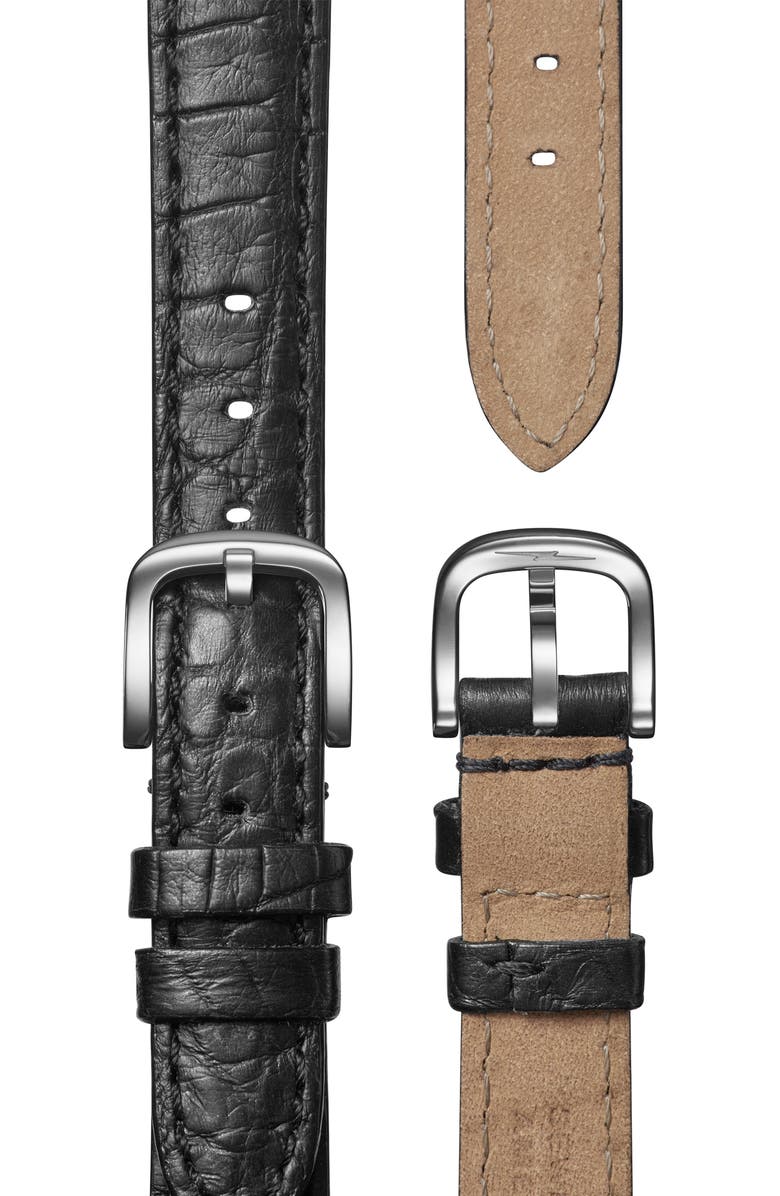 Shinola Derby Diamond & Mother-of-Pearl Bracelet Watch, 30mm, Alternate, color, Off-White Mop W/ Diamond