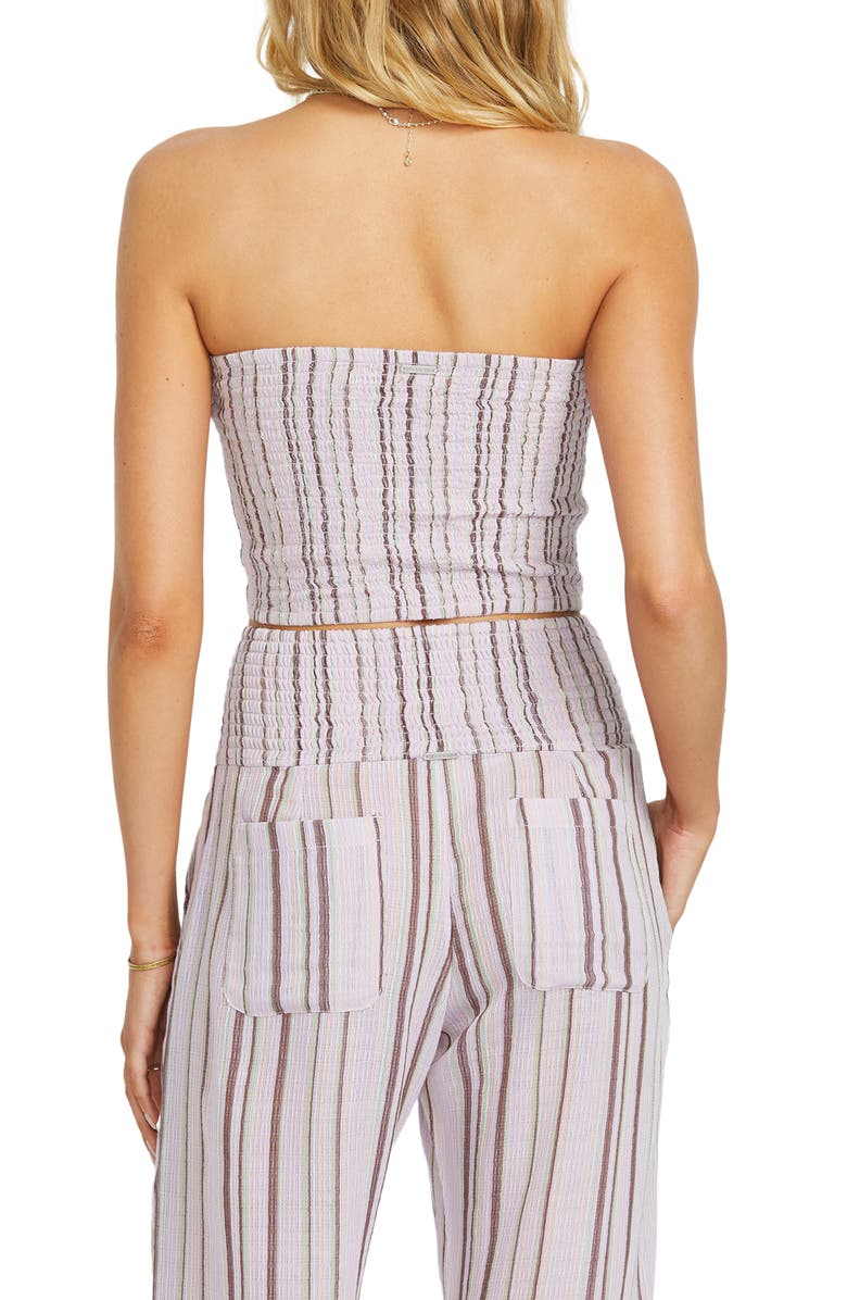 Billabong Keep It Simple Smocked Tube Top, Alternate, color, 