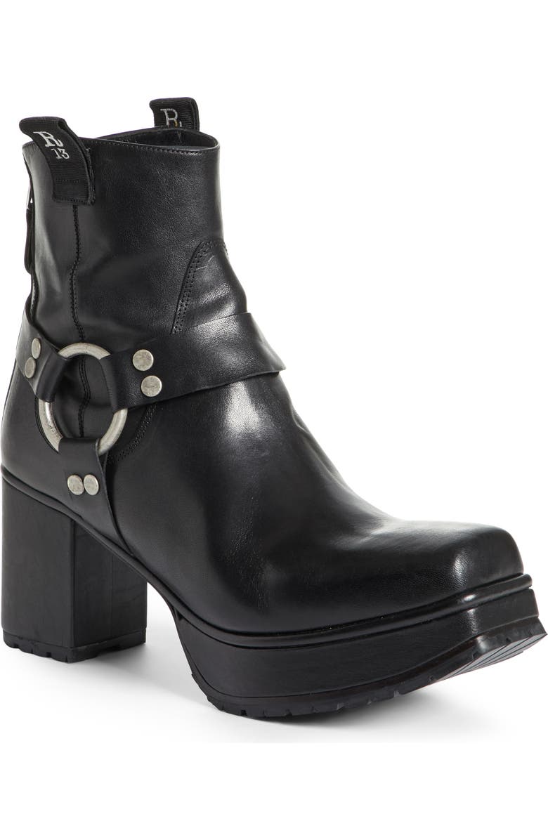 R13 Ankle Harness Platform Boot, Main, color,