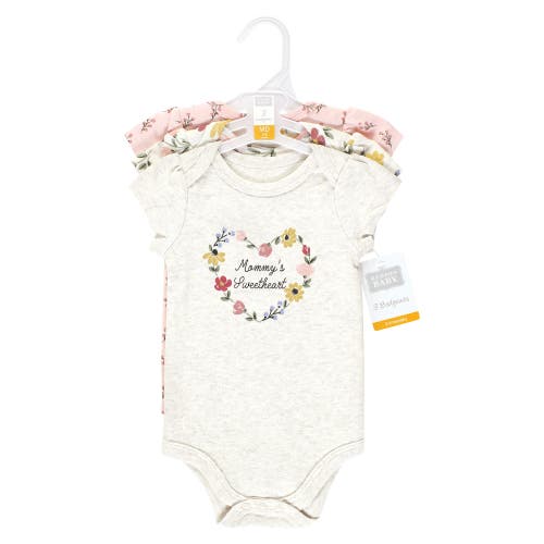 Hudson Baby Cotton Bodysuits 3-pack