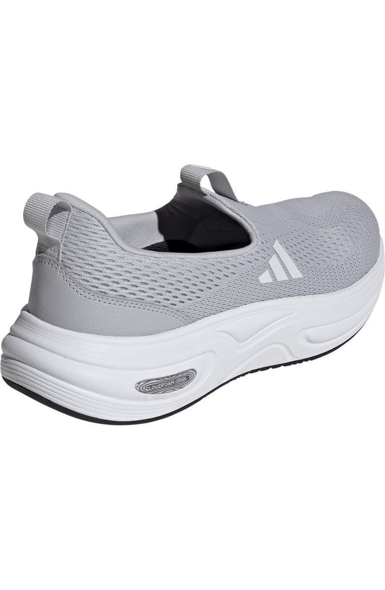 adidas Cloudfoam Cuxxion Slip-On Sneaker, Alternate, color, Grey/ White/ Core Black